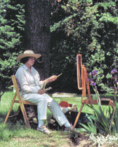 Ruth at her easel